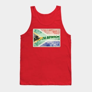 South Africa Vintage style retro souvenir Tank Top